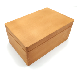 Duża drewniana szkatułka na biżuterię 30x20x12 cm z zaokrąglonymi rogami
