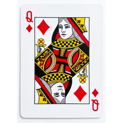 Awers karty Dama Karo z talii Alexander Classic 54
