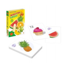Karty Piotruś – Warzywa i Owoce | Gra edukacyjna Alexander