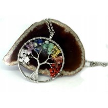 Naszyjnik Drzewo Życia - Amulet 7 Czakr | Kamienie Naturalne